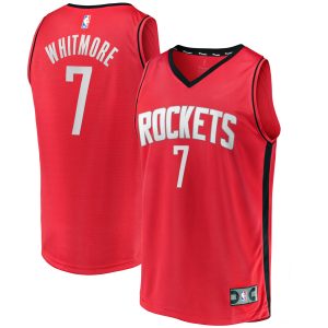 Fanatics Cam Whitmore Houston Rockets Youth Red Fast Break Replica Player Jersey Icon Edition Fabulous