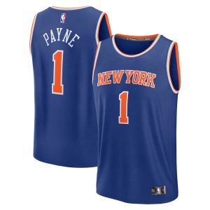 Fanatics Cameron Payne New York Knicks Blue Fast Break Replica Eye - catching Player Jersey Icon Edition