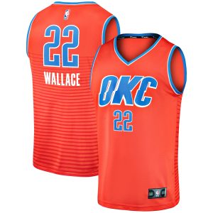 Fanatics Cason Wallace Trendy Oklahoma City Thunder Orange Fast Break Replica Player Jersey Statement Edition
