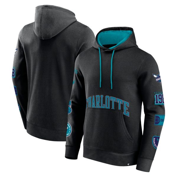 Fanatics Charlotte Hornets Black Home Court Fabulous Pullover Hoodie