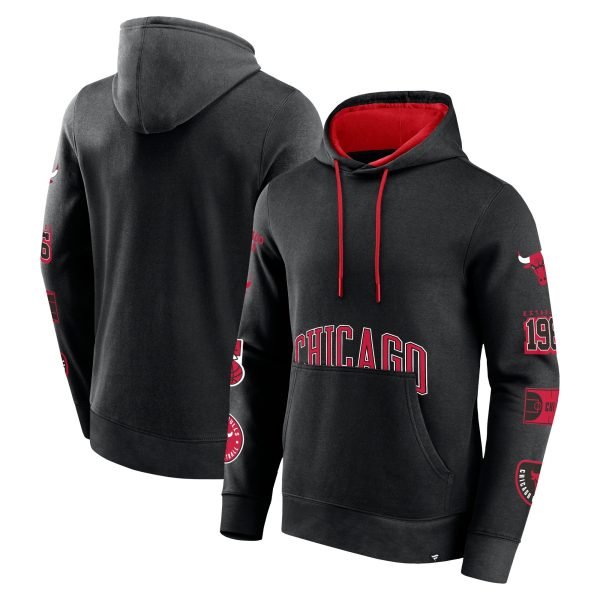 Fanatics Chicago Bulls Gorgeous Black Home Court Pullover Hoodie