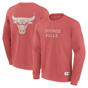 Fanatics Chicago Bulls Chic Red Elements Future Ground Lettering Pullover Sweatshirt