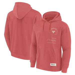 Fanatics Chicago Bulls Red Future Elegant Ground Info Elements Premium Pullover Hoodie