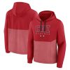 Fanatics Chicago Bulls Red Successful Tri Blend Trendy Pullover Hoodie