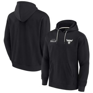 Fanatics Chicago Bulls Unisex Black Unique Elements Super Soft Fleece Pullover Hoodie