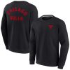 Fanatics Chicago Bulls Unisex Black Elegant Elements Super Soft Fleece Pullover Sweatshirt