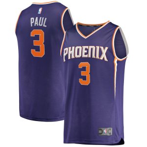 Fanatics Chris Paul Phoenix Suns Purple Fast Gorgeous Break Replica Player Jersey Icon Edition