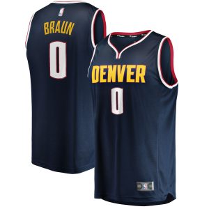 Fanatics Christian Braun Denver Nuggets Navy 2022 NBA Draft Chic First Round Pick Fast Break Replica Player Jersey Icon Edition