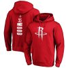 Fanatics Christian Stylish Wood Houston Rockets Red Playmaker Name & Number Fitted Pullover Hoodie