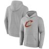 Fanatics Cleveland Cavaliers Heather Gray Primary Logo Pullover Hoodie Gorgeous