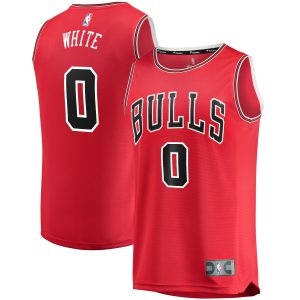 Fanatics Coby White Chicago Bulls Red Gorgeous Replica Fast Break Jersey Icon Edition