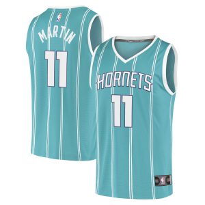 Fanatics Cody Martin Charlotte Hornets Teal Fast Elegant Break Replica Jersey Icon Edition
