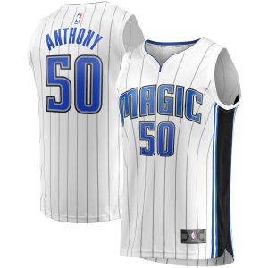 Fanatics Cole Anthony Orlando Magic Elegant White Fast Break Replica Jersey Association Edition