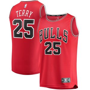 Fanatics Dalen Terry Chicago Bulls Red Fast Break Replica Player Jersey Icon Edition Premium
