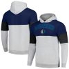 Fanatics Dallas Mavericks Navy Contrast Elegant Pieced Pullover Hoodie