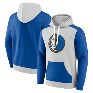 Fanatics Dallas Mavericks Navy/Silver Big Elegant & Tall Primary Arctic Pullover Hoodie