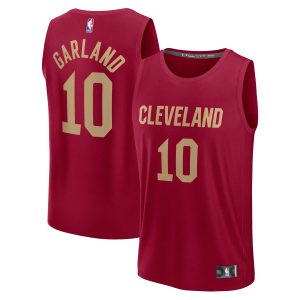 Fanatics Darius Garland Cleveland Gorgeous Cavaliers Youth Wine Fast Break Player Jersey Icon Edition