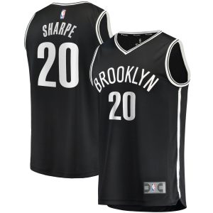 Fanatics Day'Ron Sharpe Brooklyn Nets Black Fast Break Replica Jersey Icon Edition Stylish