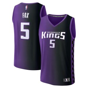 Fanatics De'Aaron Fox Sacramento Kings Purple Fast Break Replica Player Jersey Statement Edition Gorgeous
