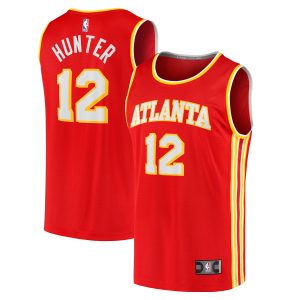 Fanatics De'Andre Hunter Atlanta Hawks Youth Red Gorgeous Fast Break Replica Jersey Icon Edition