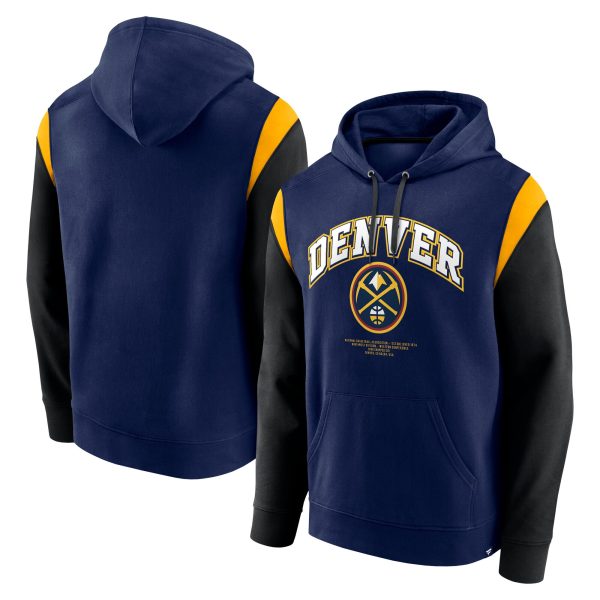 Fanatics Stylish Denver Nuggets Navy Scorer Pullover Hoodie