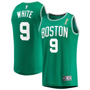 Fanatics Derrick White Premium Boston Celtics Kelly Green 2024 NBA Finals Champions Fast Break Replica Player Jersey Icon Edition