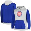 Fanatics Detroit Pistons Blue/Silver Big & Tall Primary Arctic Gorgeous Pullover Hoodie