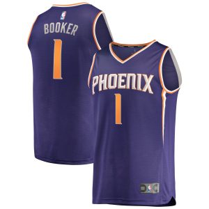 Fanatics Devin Booker Phoenix Suns Purple Fast Break Replica Jersey Icon Edition Fabulous