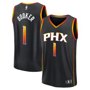 Fanatics Devin Booker Phoenix Suns Youth Black Fast Break Gorgeous Replica Player Jersey Statement Edition