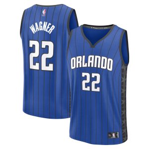 Fanatics Franz Wagner Gorgeous Orlando Magic Blue Fast Break Replica Player Jersey Statement Edition