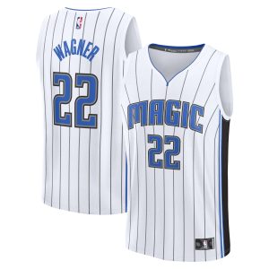 Fanatics Franz Wagner Orlando Magic Youth White Premium Fast Break Replica Player Jersey Association Edition