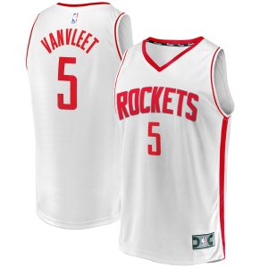 Fanatics Fred VanVleet Houston Rockets Youth White Fast Break Replica Chic Player Jersey Association Edition