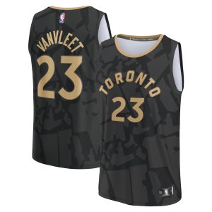 Fanatics Fred VanVleet Toronto Raptors Black Fastbreak Elegant Jersey City Edition