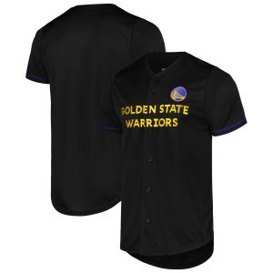 Fanatics Golden State Warriors Black Premium Pop Baseball Jersey