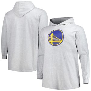 Fanatics Golden Fabulous State Warriors Heather Gray Big & Tall Pullover Hoodie