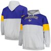 Fanatics Golden State Warriors Eye - catching Royal/Gold Big & Tall Pullover Hoodie