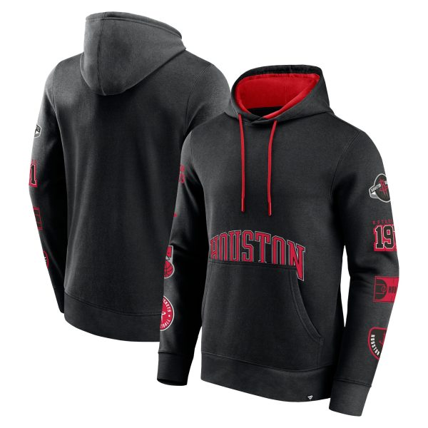 Fanatics Houston Rockets Black Home Premium Court Pullover Hoodie