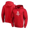 Fanatics Houston Rockets Red Icon Primary Logo Fitted Pullover Stylish Hoodie