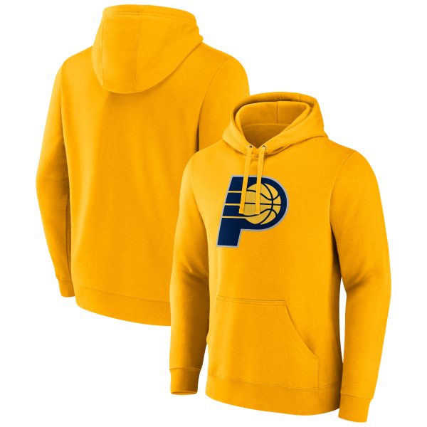 Fanatics Gorgeous Indiana Pacers Gold Primary Logo Pullover Hoodie