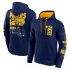 Fanatics Indiana Pacers Navy Game Time Crossover Unique Pullover Hoodie