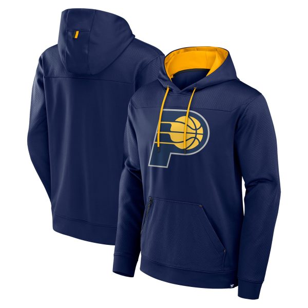 Fanatics Indiana Pacers Trendy Navy Reserve Defender Pullover Hoodie