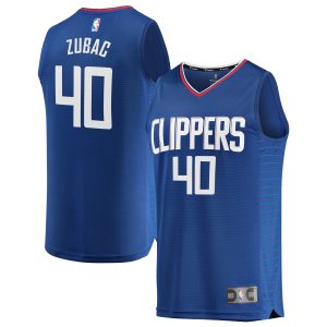 Fanatics Ivica Zubac LA Clippers Royal Fast Break Replica Eye - catching Jersey Icon Edition