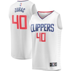 Fanatics Ivica Zubac Elegant LA Clippers Youth White Fast Break Player Jersey Association Edition