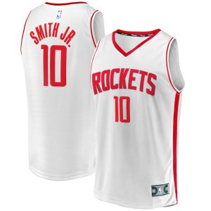 Fanatics Jabari Smith Jr. Houston Rockets Stylish White Fast Break Replica Player Jersey Association Edition