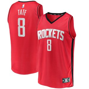 Fanatics Jae'Sean Tate Houston Rockets Red Fast Break Replica Chic Jersey Icon Edition