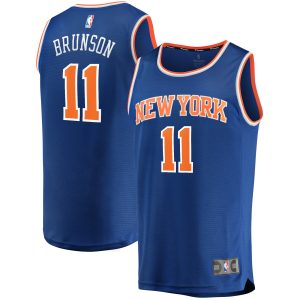 Fanatics Jalen Brunson New York Knicks Fabulous Royal Big & Tall Fast Break Player Jersey Icon Edition
