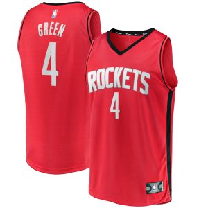 Fanatics Jalen Green Houston Rockets Youth Red Fast Trendy Break Replica Player Jersey Icon Edition