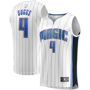 Fanatics Jalen Suggs Orlando Magic White Fast Break Eye - catching Replica Jersey Association Edition
