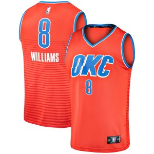 Fanatics Jalen Williams Oklahoma City Thunder Orange Fast Break Replica Player Jersey Statement Chic Edition