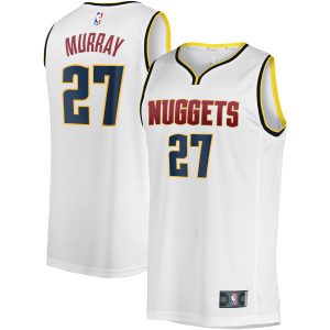 Fanatics Premium Jamal Murray Denver Nuggets White Fast Break Player Jersey Association Edition
